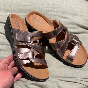 Clarks Women's Metallic Sandals